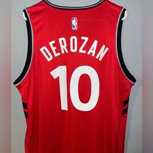 DeMar DeRozan Toronto Raptors No. 10 Red Icon Edition NBA Jersey Men’s Large
